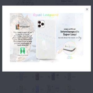 Loopy 11 pro max opal leopard case